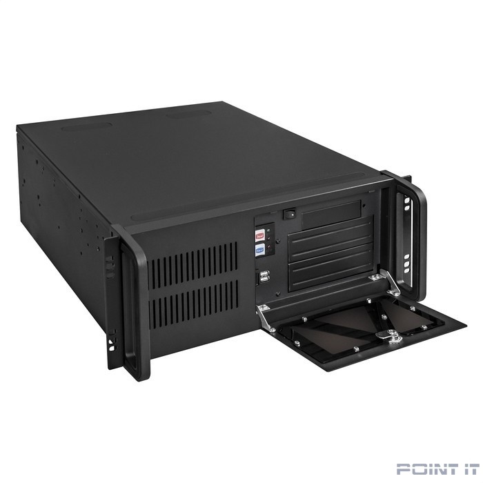 Exegate EX293218RUS Серверный корпус ExeGate Pro 4U450-07/4U4017S <RM 19", высота 4U, глубина 450, БП 700RADS, USB>