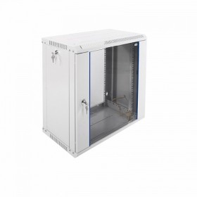  								Шкаф  телекоммуникационный настенный разборный ЭКОНОМ 12U (600x350) дверь стекло							