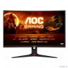 Монитор LCD AOC 27" CQ27G2SE Black-Red {VA curved 2560x1440 165Hz 1ms 178/178 250cd 2xHDMI2.0 DisplayPort1.4 высота}