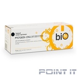 Bion CF283X (CRG137/337/737) Картридж для HP laserJet ProM202dw//M225dnM202nCanon i-SENSYS MF217w/MF211  BLACK, 2 200 страниц   [Бион]