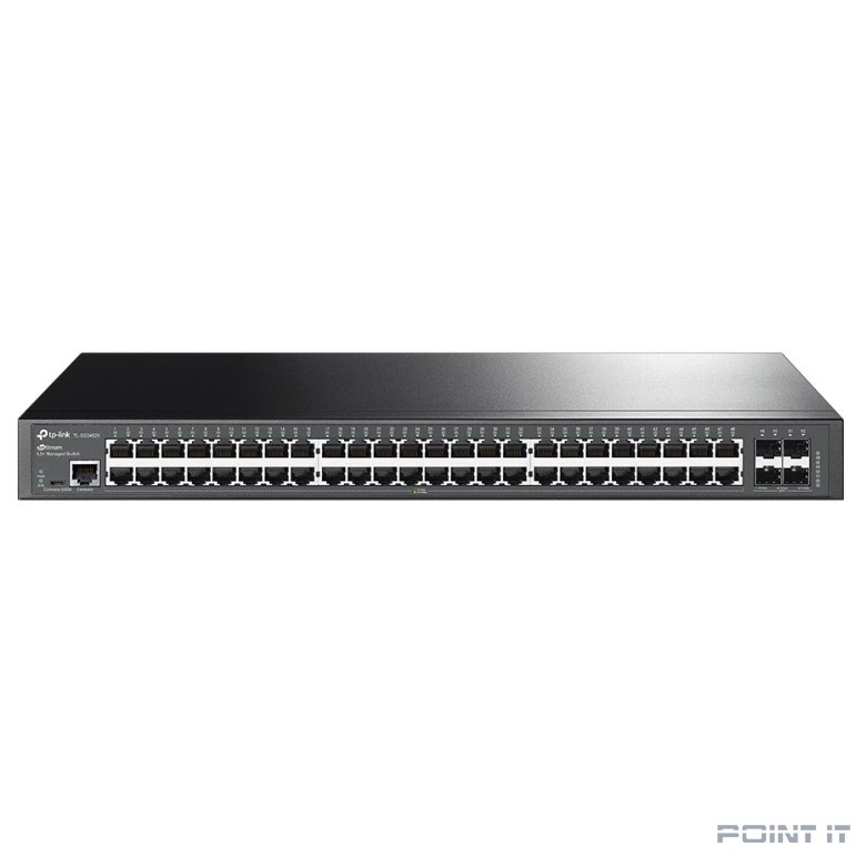 TP-Link SG3452X Управляемый коммутатор JetStream уровня 2+ с 48 гигабитными портами RJ45 и 4 портами SFP+ PROJ
