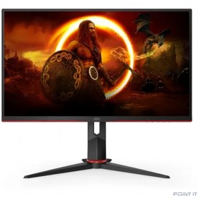 Монитор LCD AOC 27&quot; Q27G2S черный/красный {IPS 2560x1440 165Hz 1ms 3000:1 2xHDMI DisplayPort HAS Pivot }
