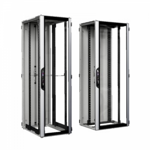 VX IT Шкаф 800x2200x800 47U standard обзорная и глухая двери 19 рамы спереди/сзади