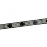 Патч-панель UTP, 19", 24 порта RJ45, cat.6, 1U, Dual Type, с органайзером