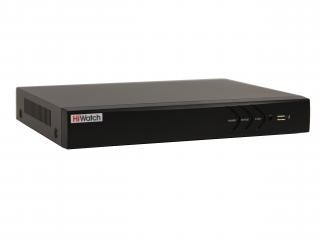 DS-H324/2Q 24-канальный гибридный HD-TVI регистратор для аналоговых, HD-TVI, AHD и CVI камер + 2 IP-канала (до 26 с замещением аналоговых)