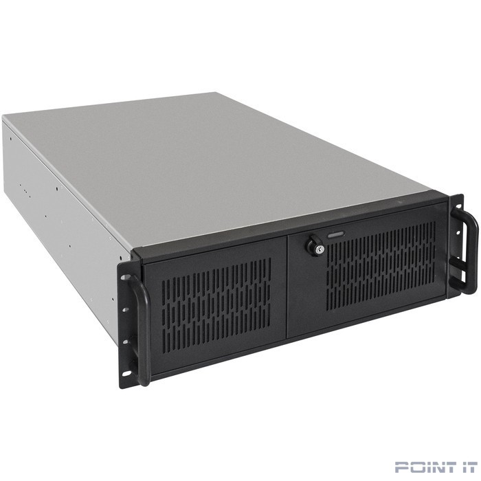 Exegate EX293257RUS Серверный корпус ExeGate Pro 4U650-010/4U4139L <RM 19", высота 4U, глубина 650, БП 600RADS, USB>