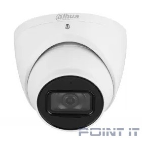 DAHUA DH-IPC-HDW3241EMP-S-0280B-S2 Уличная турельная IP-видеокамера с ИИ 2Мп, 1/2.8” CMOS, объектив 2.8мм, видеоаналитика, ИК-подсветка до 50м, IP67, корпус: металл