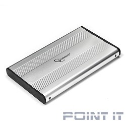 Gembird EE2-U2S-5-S Внешний корпус 2.5&quot; Gembird EE2-U2S-5-S, серебро, USB 2.0, SATA, металл