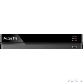 Falcon Eye FE-MHD5216 16 канальный 5 в 1 регистратор: запись 16 кан 8 MP  7 к/с; 8MP-N 15к/с; 5 MP  12 к/с;  4MP  15 к/с; 1080P/ 720P/960H/D1/CIF  25/30 к/с; Н.264/H.265/H265+; HDMI, VGA, SATA*2