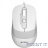 A-4Tech Мышь FStyler FM10 WHITE белый/серый оптическая (1000dpi) USB [1147676]