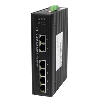 AN-SX6P4A - промышленный 6-портовый L2 коммутатор с HiPoE до 180Вт