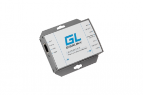 Усилитель Ethernet сигнала PoE GIGALINK, 100Мбит/с, 802.3af, подключение до  2 устройств