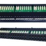 Патч-панель UTP, 19", 48 портов RJ45, cat.6, 1U, Dual Type IDC, Netko СКС