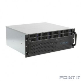 Procase ES408XS-SATA3-B-0 Корпус 4U Rack server case (8 SATA3/SAS 12Gb hotswap HDD), черный, без блока питания, глубина 400мм, MB 12&quot;x13&quot;
