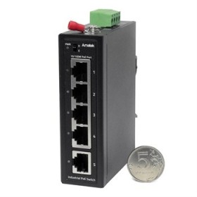 AN-SX5P4 - промышленный 5-портовый L2 коммутатор с PoE до 120Вт
