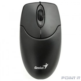 Мышь проводная Genius NetScroll 120 V2, оптическая, разрешение 1000 DPI, кабель 1.5 м, для правой/левой руки. Цвет: черный