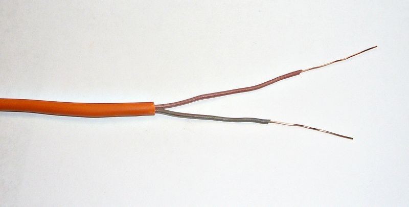 Кабель сигнальный ТЕХНОКАБЕЛЬ, неэкранированный, КПСнг(А)-FRLS, 1*2*0.5мм2 (0.81мм) 200м, оранж. АКЦИЯ