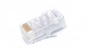 Коннектор RJ-45 Netko (8p8c) cat.5е, для одножильного и многожильного кабеля (нож с 2-мя зубцами), 100шт. (от 10000 шт) &quot;A&quot;