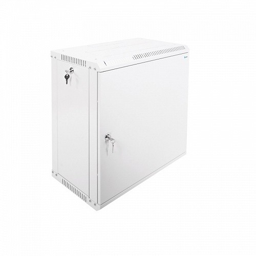 Шкаф телекоммуникационный настенный разборный ЭКОНОМ 12U (600x350) дверь металл