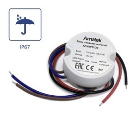 AP-DW12/20 - блок питания 12В / 2А стабилизированный