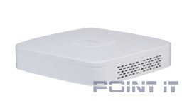 DAHUA DHI-NVR2104-I2 4-канальный IP-видеорегистратор 4K и H.265+, видеоаналитика, входящий поток до 80Мбит/с, 1 SATA III до 10Тбайт