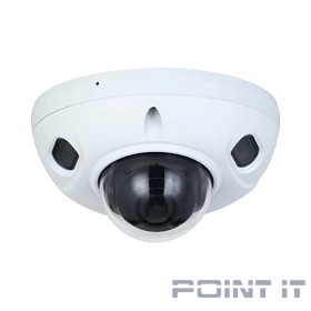 DAHUA DH-IPC-HDBW3441FP-AS-0280B-S2 Уличная мини-купольная IP-видеокамера с ИИ 4Мп, 1/3” CMOS, объектив 2.8мм, видеоаналитика, ИК-подсветка до 30м, IP67, IK10, корпус: металл