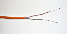 Кабель сигнальный ТЕХНОКАБЕЛЬ, неэкранированный, КПСнг(А)-FRLS, 1*2*0.75мм2 (0,98мм) 200м, оранж. АКЦИЯ
