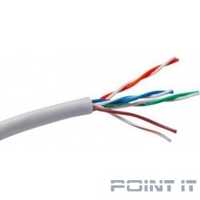 Exegate EX138965RUS Кабель UTP 4 пары кат.5e Exegate CCA Light, 24AWG, 305м pullbox, серый