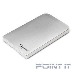 Gembird EE2-U2S-41-S Внешний корпус 2.5&quot; Gembird EE2-U2S-41, серебро, USB 2.0, SATA, металл
