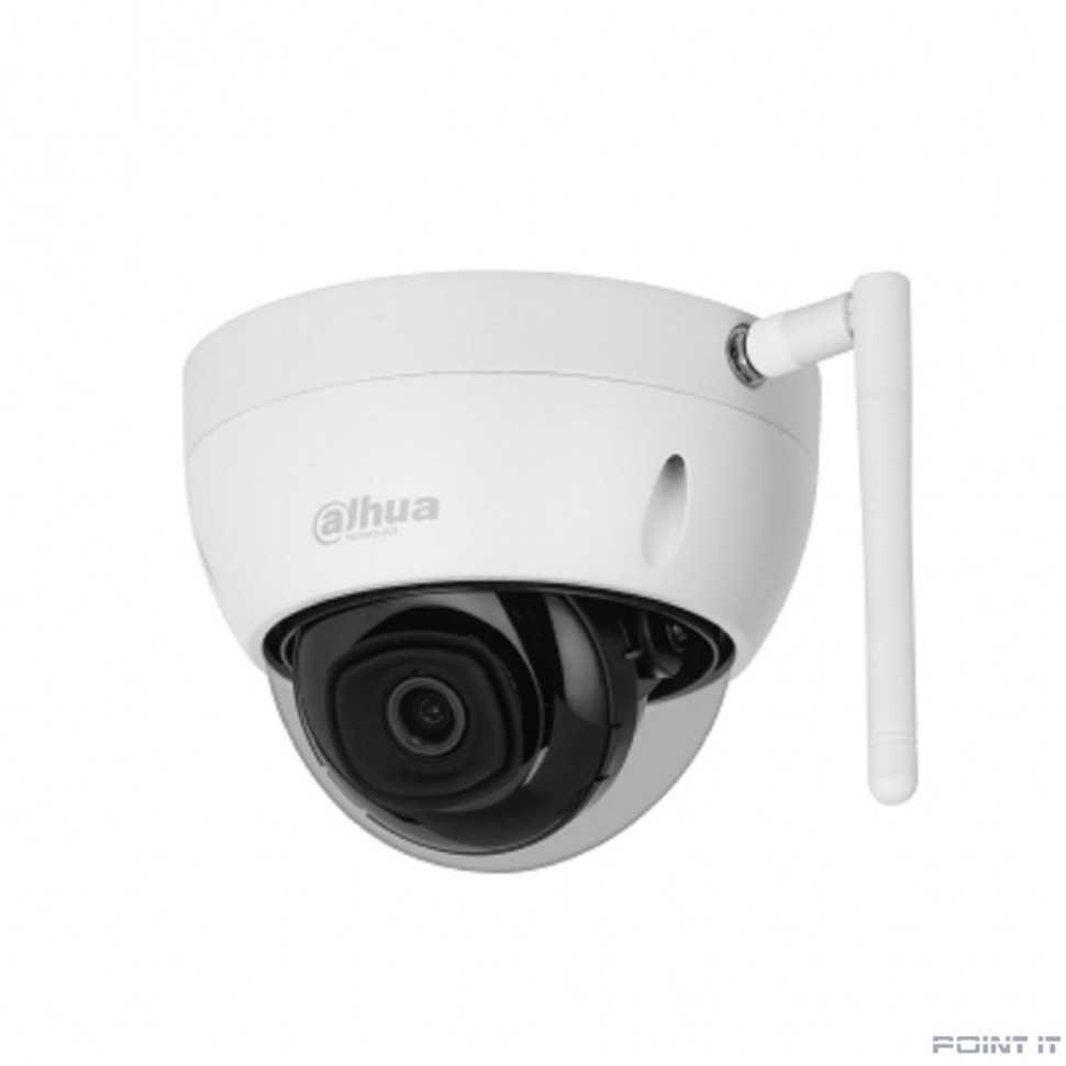 DAHUA DH-IPC-HDBW1230DEP-SW-0280B Уличная купольная IP-видеокамера с Wi-Fi 2Мп, 1/2.8” CMOS, объектив 2.8мм, обнаружение людей, ИК до 30м, IP67, IK10, металл