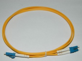 Патч-корд оптический соединительный LC-LC/UPC SM Duplex 3.0мм 9/125, 1м Netko