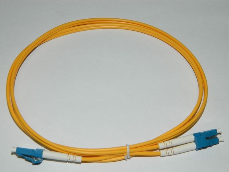 Патч-корд оптический соединительный LC-LC/UPC SM Duplex 3.0мм 9/125, 1м Netko