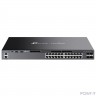 TP-Link SG6428X Стекируемый управляемый коммутатор 3-го уровня Omada с 24 гигабитными портами и 4 портами SFP+