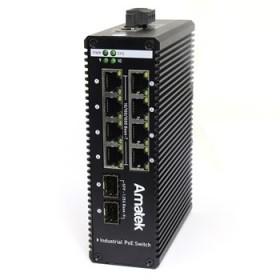 AN-SXGM10P8B - промышленный 10-портовый  управляемый гигабитный L2 коммутатор с HiPoE до 480Вт