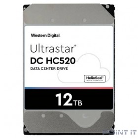 12TB WD Ultrastar DC HC520 HDD 3.5&quot; SATA, 7200 rpm, 256MB buffer, 512e, HUH721212ALE600