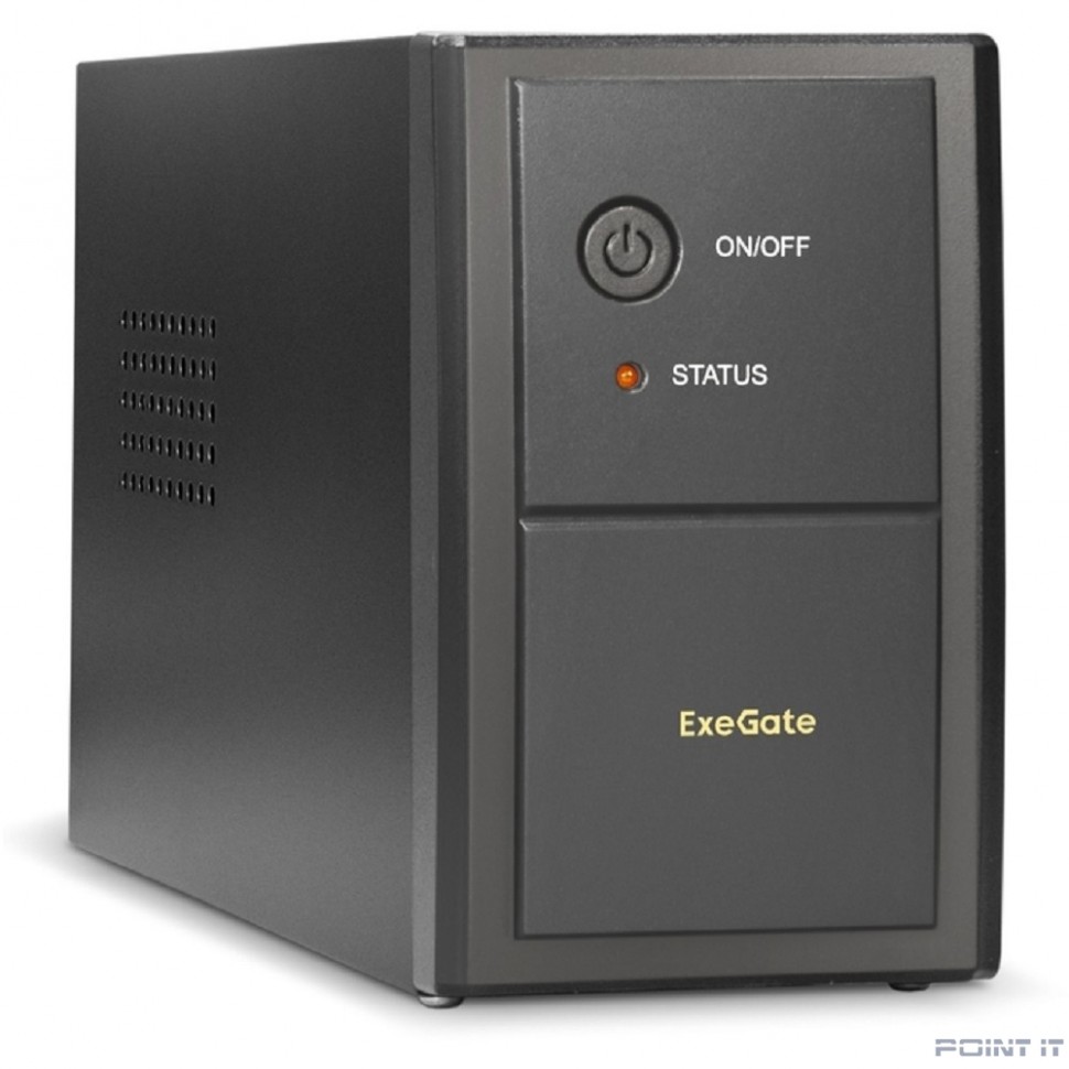 Exegate EP285546RUS ИБП Power Back BNB-450.LED.AVR.4C13 <450VA/240W, LED, AVR, 4*C13, металлический корпус, Black>