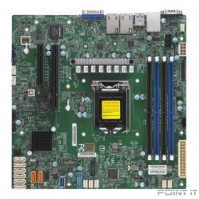 Supermicro MBD-X11SCZ-F-B OEM {Soc-1151 iC246 uATX 4xDDR4 6xSATA3 SATA RAID i210AT 8xGgbEth} 