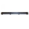 Патч-панель UTP, 19", 24 порта RJ45, cat.6а, 1U, Dual Type IDC, Netko СКС