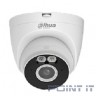 DAHUA DH-IPC-T4AP-PV-0280B Уличная купольная IP-видеокамера Smart Dual Light 4Мп, 1/3” CMOS, объектив 2.8мм, видеоаналитика ИК 30м, LED 30м, микрофон, динамик, Wi-Fi 2.4ГГц, IP67, металл пластик