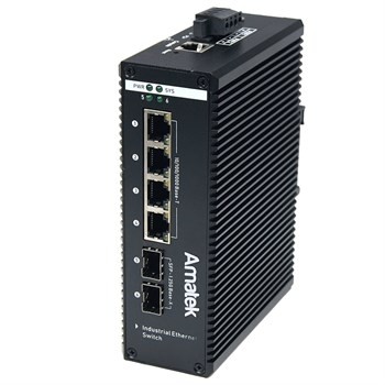 AN-SXGM6P4A - промышленный 6-портовый управляемый гигабитный L2 коммутатор с PoE+ до 120Вт
