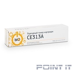 Bion CE313A Картридж для HP Color LaserJet CP1012 Pro/CP1025 Pro/Canon LBP7010C/LBP7018C/MFP175nw, пурпурный 1000 стр [Бион]