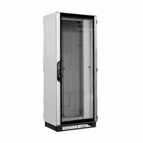 VX IT Шкаф 800x2000x800 42U standard обзорная и глухая двери на вент.цоколе 100мм со стенками 19 поворот.рама 40U standard