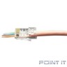Hyperline PLEZ-8P8C-U-C6 Разъем легкой оконцовки RJ-45 (8P8C) под витую пару, категория 6 (50 µ"/ 50 микродюймов), универсальный (для одножильного и многожильного кабеля) (1 шт.)
