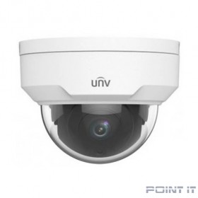Uniview IPC3F15P-RU3 Видеокамера IP Купольная антивандальная: фикс. объектив 2.8мм, 5MP, ИК-подсветка до 30м, DWDR, Ultra 265/H.265/H.264/MJPEG, 0.01 Лк @F2.0, 2 потока, детекция движения, PoE, IP67, 