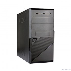 Exegate EX284019RUS Корпус Minitower BA-201 Black, mATX, &lt;AA450, 80mm&gt;, 2*USB, Audio