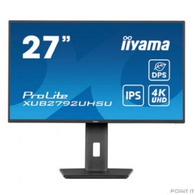 Монитор LCD IIYAMA 27&quot; XUB2792UHSU-B6 {IPS 3840x2160 60hz 4ms 1300:1 350cd 178/178 DVI HDMI DisplayPort USB-C HAS Pivot}