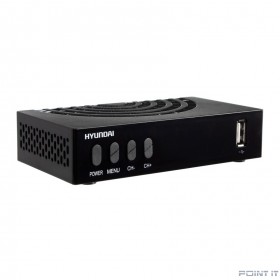 Ресивер DVB-T2 Hyundai H-DVB440 черный
