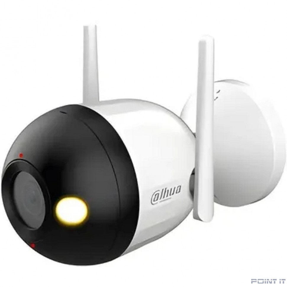 DAHUA DH-IPC-F2CP-LED-0280B Уличная цилиндрическая IP-видеокамера Full-Color 2Мп, объектив 2.8мм, обнаружение людей, LED 30м, микрофон, IP67, Wi-Fi металл/пластик