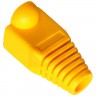 Изолирующий колпачок для RJ45 жёлтый, D-6 мм, 100шт Netko