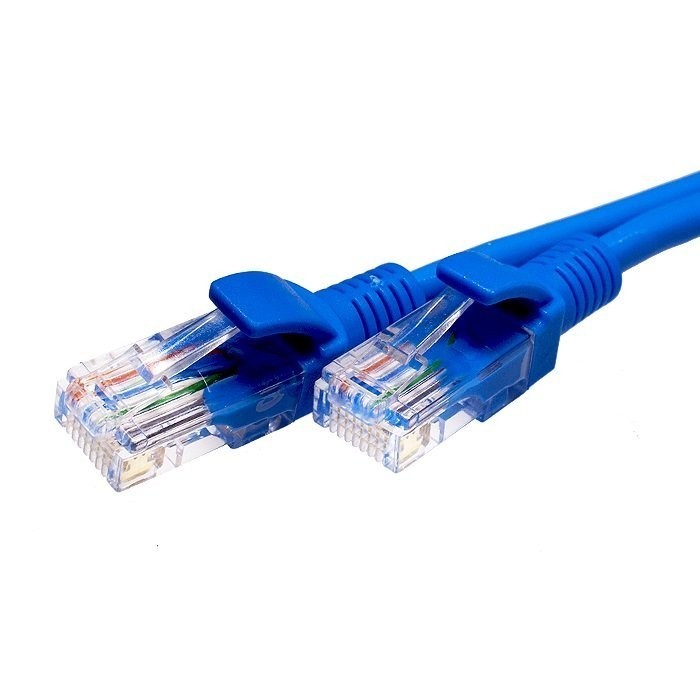 Патч-корд Netko СКС UTP4 cat.5e, 0.5м, BC, синий